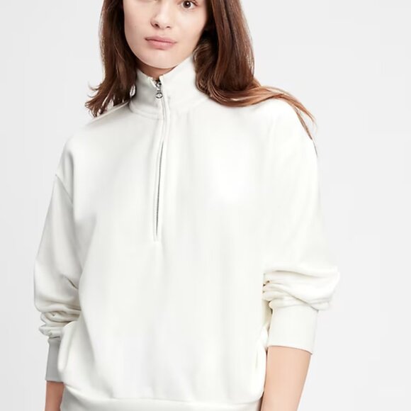 Gap Half-Zip Mockneck Sweatshirt - Picture 2 of 6